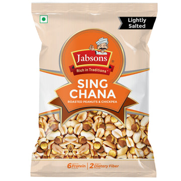 Jabsons Sing Chana - Lightly Salted 250G (Roasted Peanuts & Chickpeas)