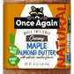 Once Again Natural Creamy Maple Almond Butter With Natural Vanilla Flavor, 16Oz - Gluten Free Certified, Peanut Free, Vegan, Kosher, Paleo - Glass Jar