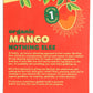 Solely Organic Mango Whole Fruit Gummies 3.5 Oz  Two Ingredients  No Added Sugars Artificial Colors Or Flavors  Vegan Fruit Snac