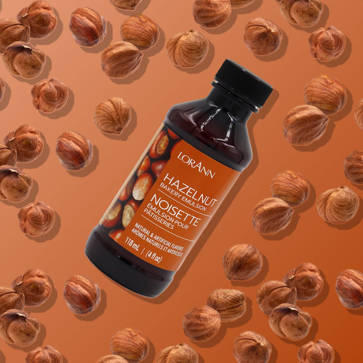 Lorann Hazelnut Bakery Emulsion, 4 Ounce Bottle