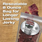 Old Trapper Zero Sugar Beef Jerky, Natural Wood Smoked, 8 Ounce Package, 14g Protein, Keto-Friendly, Model 29208T