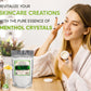 Nutrigins Menthol Crystal 1 Lb - Pure Organic 100% Natural - Menthol Crystals From Mint Crystal Mints Mentha Arvensis - Comes In Resealable Standup Bag For Long-Lasting Freshness