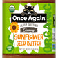 Once Again Organic Creamy Sunflower Butter, Lightly Salted, 16oz, Peanut Free, Vegan, Gluten Free, Kosher, Glass Jar
