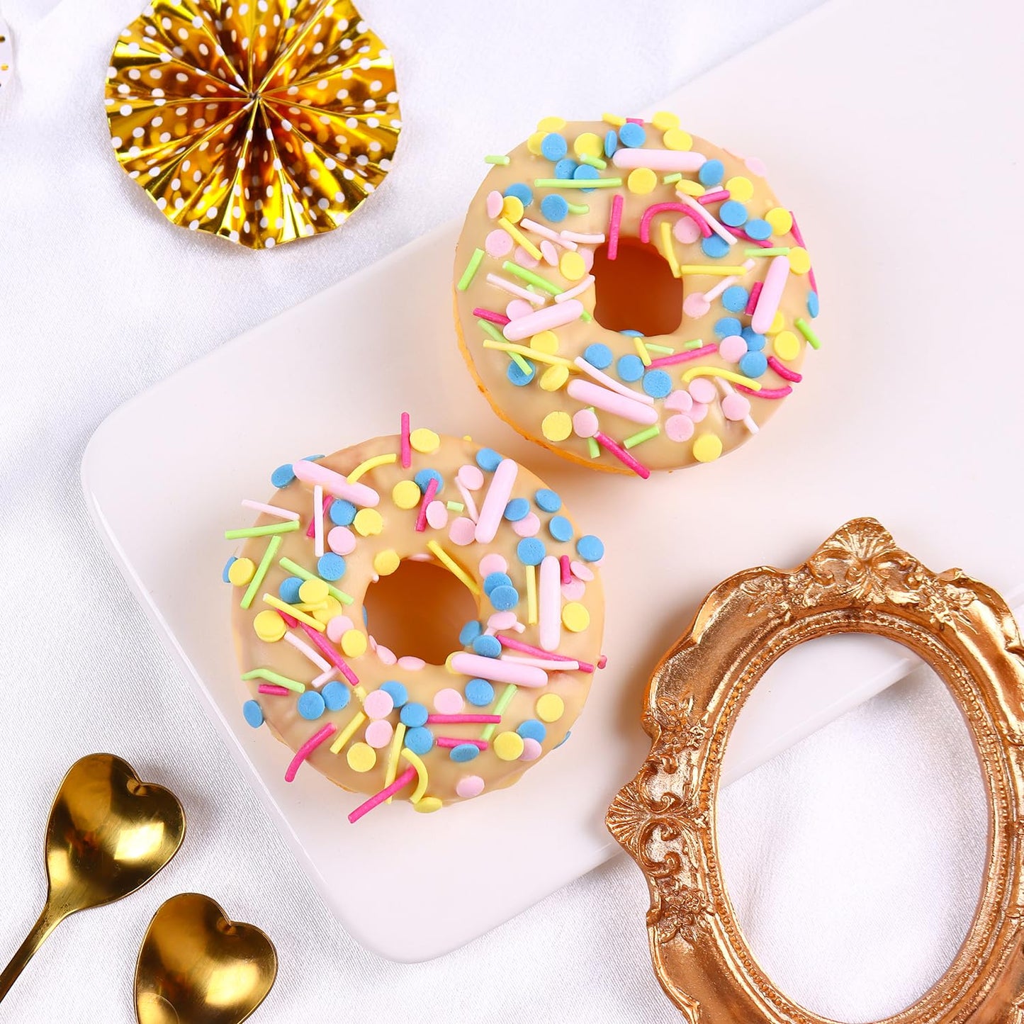 Rainbow Sprinkles For Cake Decorating 7 Ounce Edible Confetti Sprinkles For Cupcake Topper Cookie Cupcakes Candy Cream Chocolate
