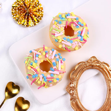 Rainbow Sprinkles For Cake Decorating 7 Ounce Edible Confetti Sprinkles For Cupcake Topper Cookie Cupcakes Candy Cream Chocolate