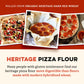 Sunrise Flour Mill USDA Organic Heritage Pizza Flour - 5 lbs | Milled from Hard Red Wheat | Easier to Digest with Less Bloating | No Bleaching or Bromating | Zero Additives