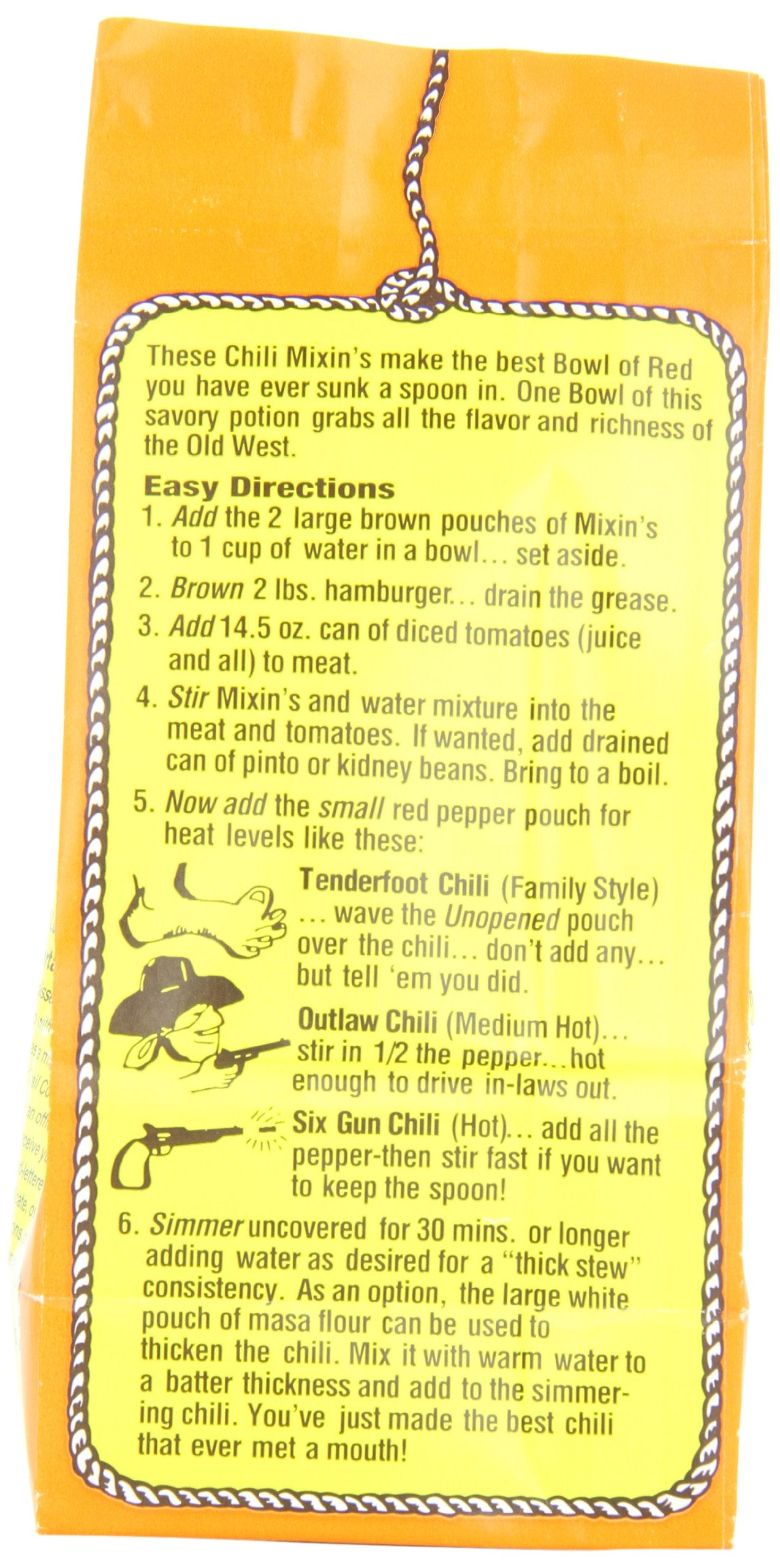 Six   Chili Mixins, Original Flavor, 4 Ounce Pack