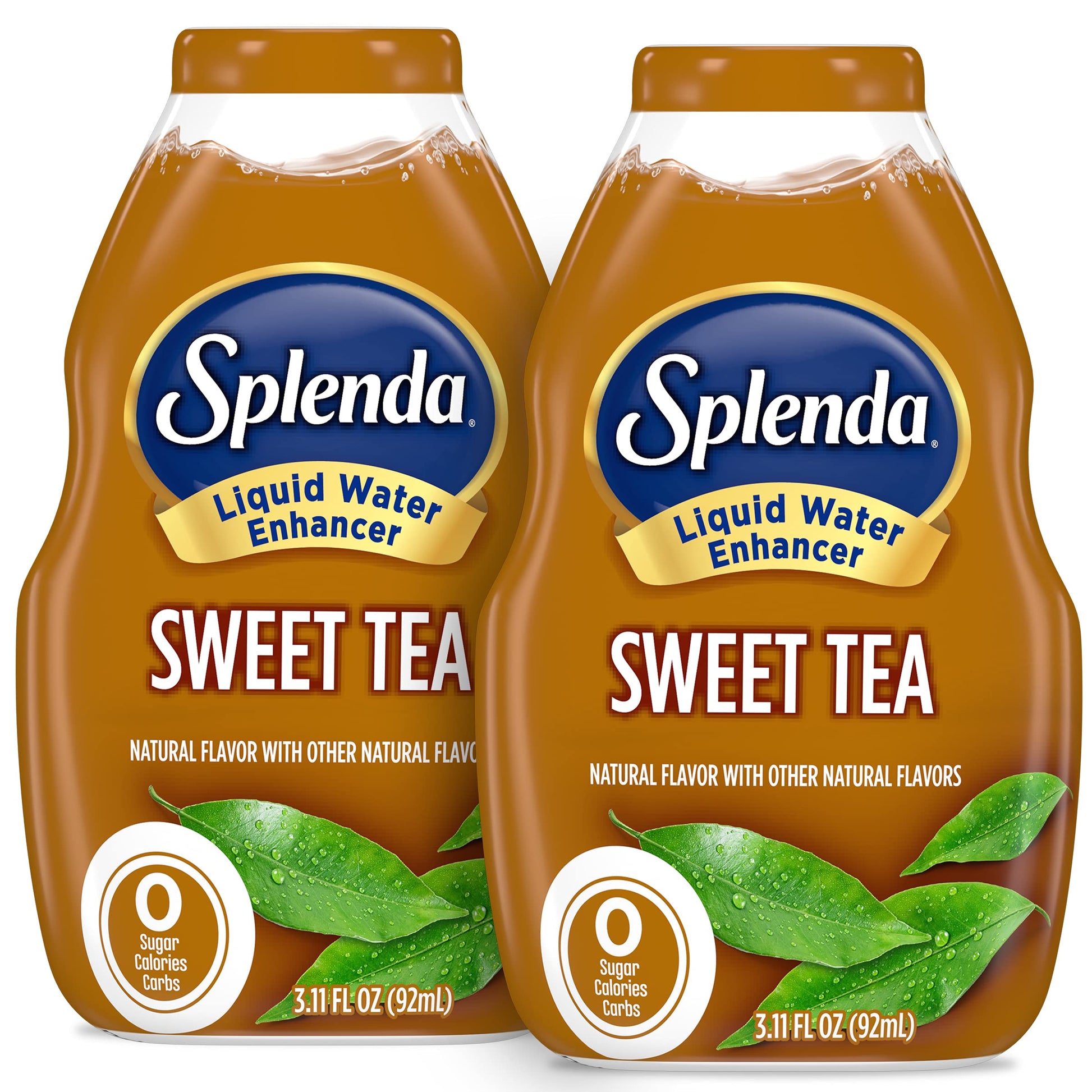 SPLENDA Liquid Water Enhancer Drops, Sugar Free, Natural Flavor, 3.11 Fl Oz (Pack of 2)