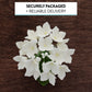 Global Sugar Art Hydrangea Blossoms Sugar Cake Flowers Spray, White, 4 Count By Chef Alan Tetreault