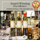Colinas De Garzon Extra Virgin Olive Oil Tasting Set, 3 x 250ml Glass Bottles, Italian Blend, Gift Boxed