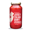 Jersey Italian Gravy-24 Oz Jar-Gourmet, All Natural All Purpose Tomato Sauce For Pasta And More, No Artificial Ingredients- Vegan Friendly-Authentic Recipe For Pasta, (Arrabbiata, 12 Pack)