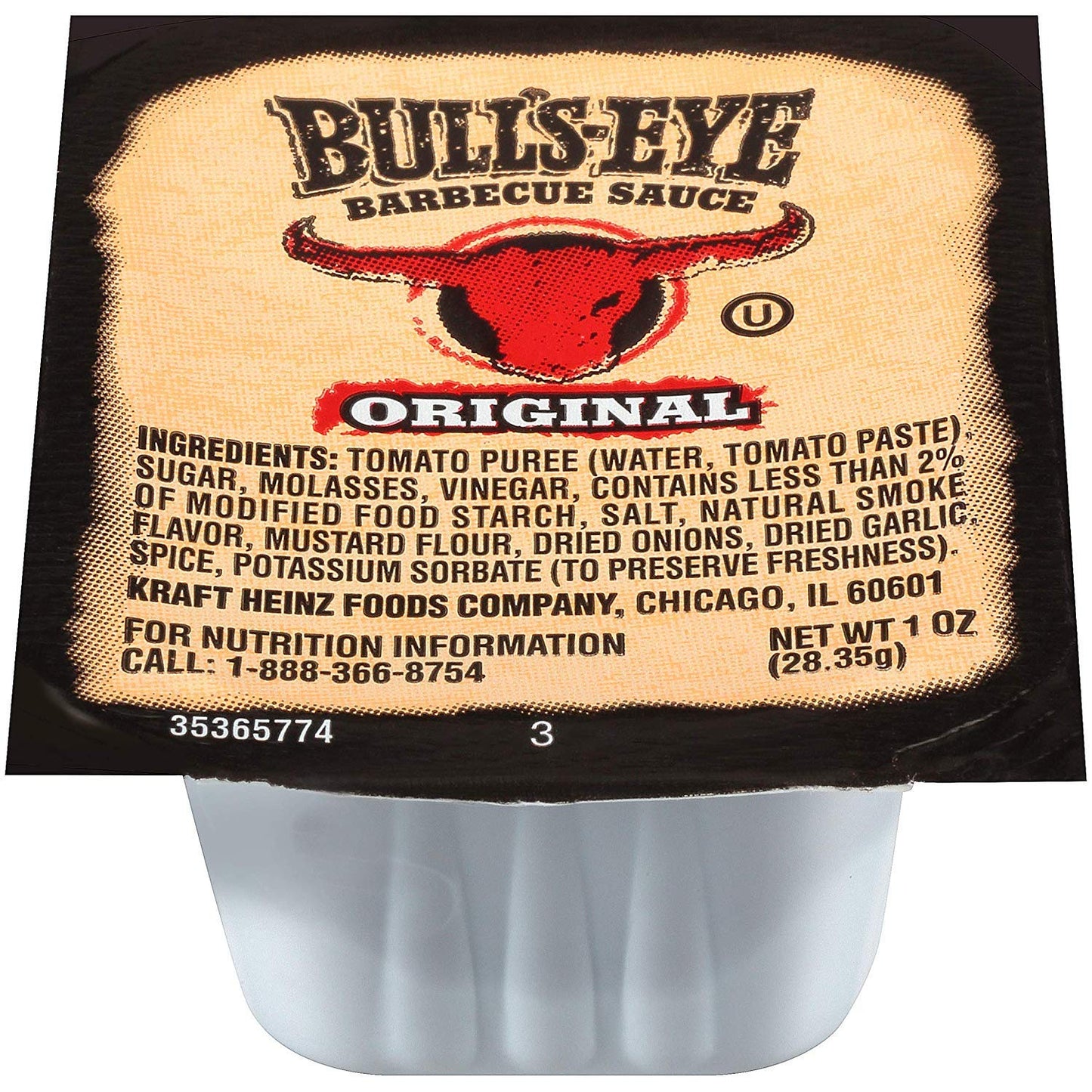 Bull'S-Eye Original Bbq Sauce (1 Oz Cup, Pack Of 100)