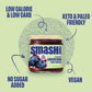 Smash Foods Blueberry Jam | Low-Calorie, No Sugar Added Keto Jam With Upcycled Fruit & Chia Seeds | Vegan, Paleo Superfood Fruit
