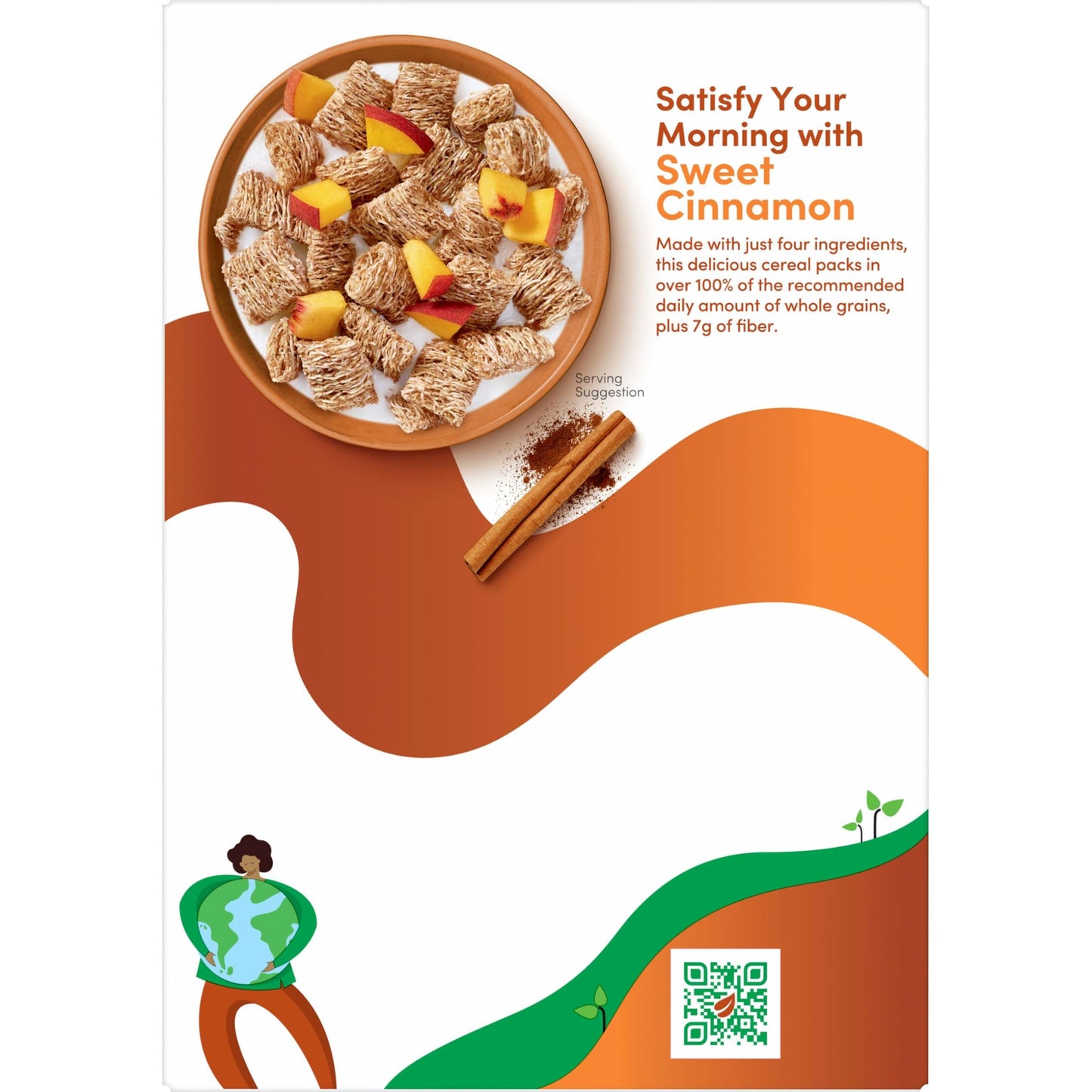 Kashi Breakfast Cereal, Fiber Cereal, Family Breakfast, Cinnamon Harvest, 14oz Box (1 Box)