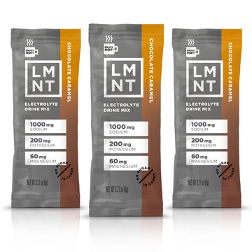 Drink LMNT Zero Sugar Hot Chocolate & Coffee Mixer - Chocolate Caramel Salt - 30 Count - Model 850009273697