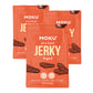Moku Plant-Based Mushroom Jerky, Original Flavor (3 Pack) Vegan Beef Jerky, Gluten Free, Soy-Free, Non-Gmo Vegan Snacks, Vegan M