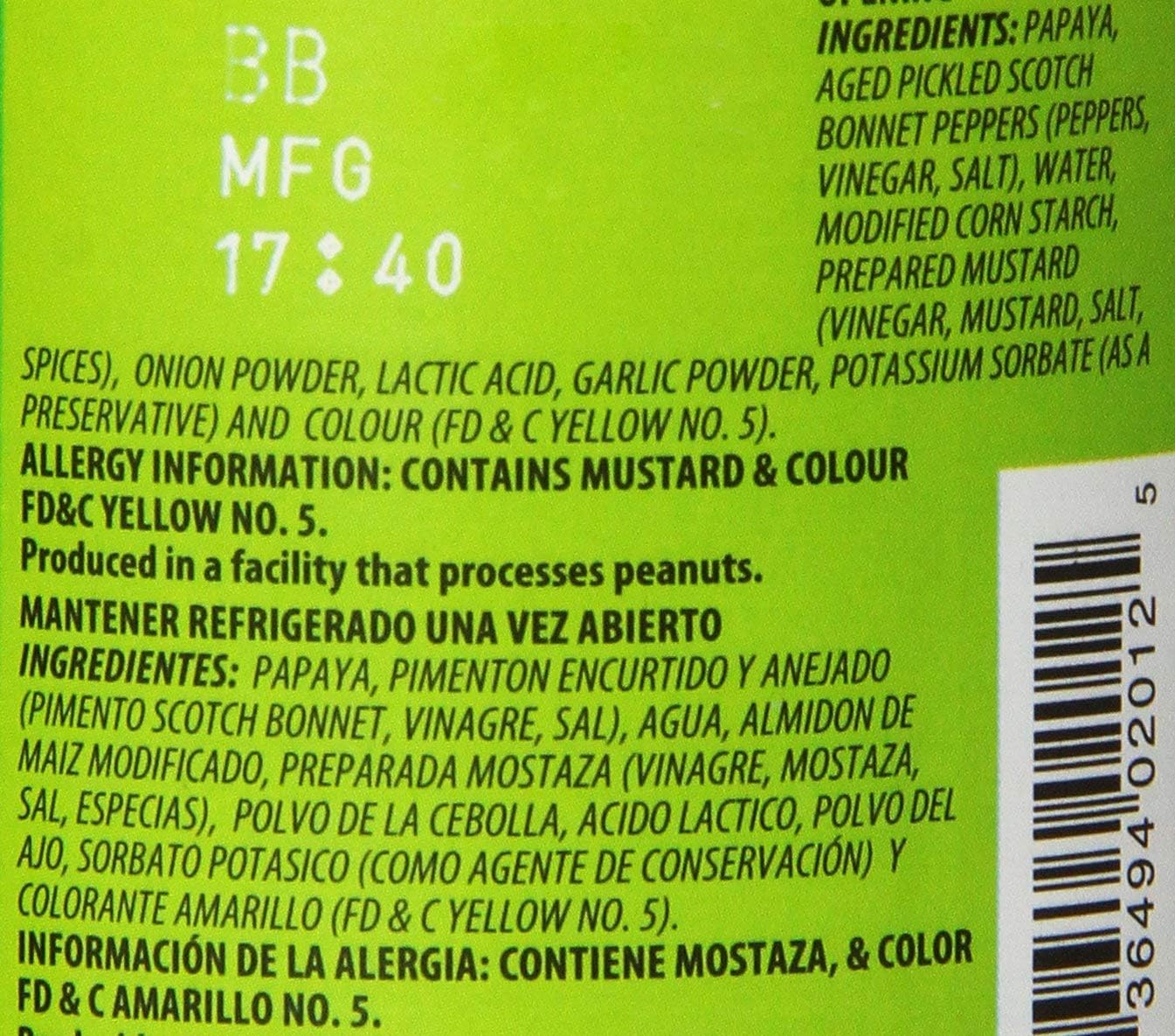 Matouk'S West Indian Hot Sauce Salsa Picante 10 Ounce (Pack Of 3)