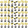 40Pcs Graduation Cupcake Toppers 2025 Graduation Decorations Class of 2025 Cupcake Toppers 2025 Congrats Grad Cupcake Topper Con
