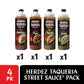 Herdez Taqueria Street Sauce Variety Pack, Habanero, Verde, Roja & Chipotle, 9 oz Bottles (Pack of 4)