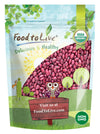Food to Live Organic Small Red Chili Beans, 1.5 Pounds - Non-GMO, Kosher, Dry, Raw, Sproutable, Non-Irradiated, Vegan, Bulk, Pro