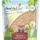 Food to Live Whole Grain Sorghum, 3 Pounds - Premium White Groats. Raw Milo Seeds. Vegan, Bulk Broom-corn. Durra is Great for Ma