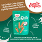 Sun Tropics CocoRolls Original Flavor- 6 count (4 oz each) | Crisp Rolled Wafer Cookies, Coconut Rolls Made With Pure Coconut Cr