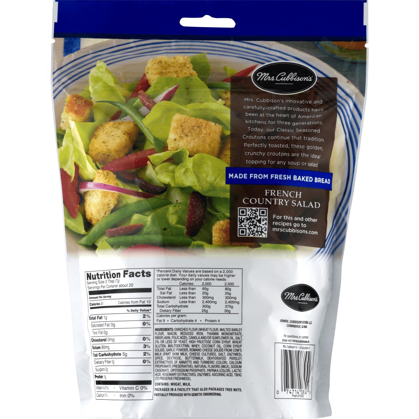 Mrs. Cubbison'S Croutons Classic Seasoned Restaurant Style, 5 Ounce (Pack Of 3)