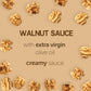 GUSTA Authentic Italian Walnut Sauce - Traditional Ligurian Recipe - All-Natural Gourmet - 180g Jar