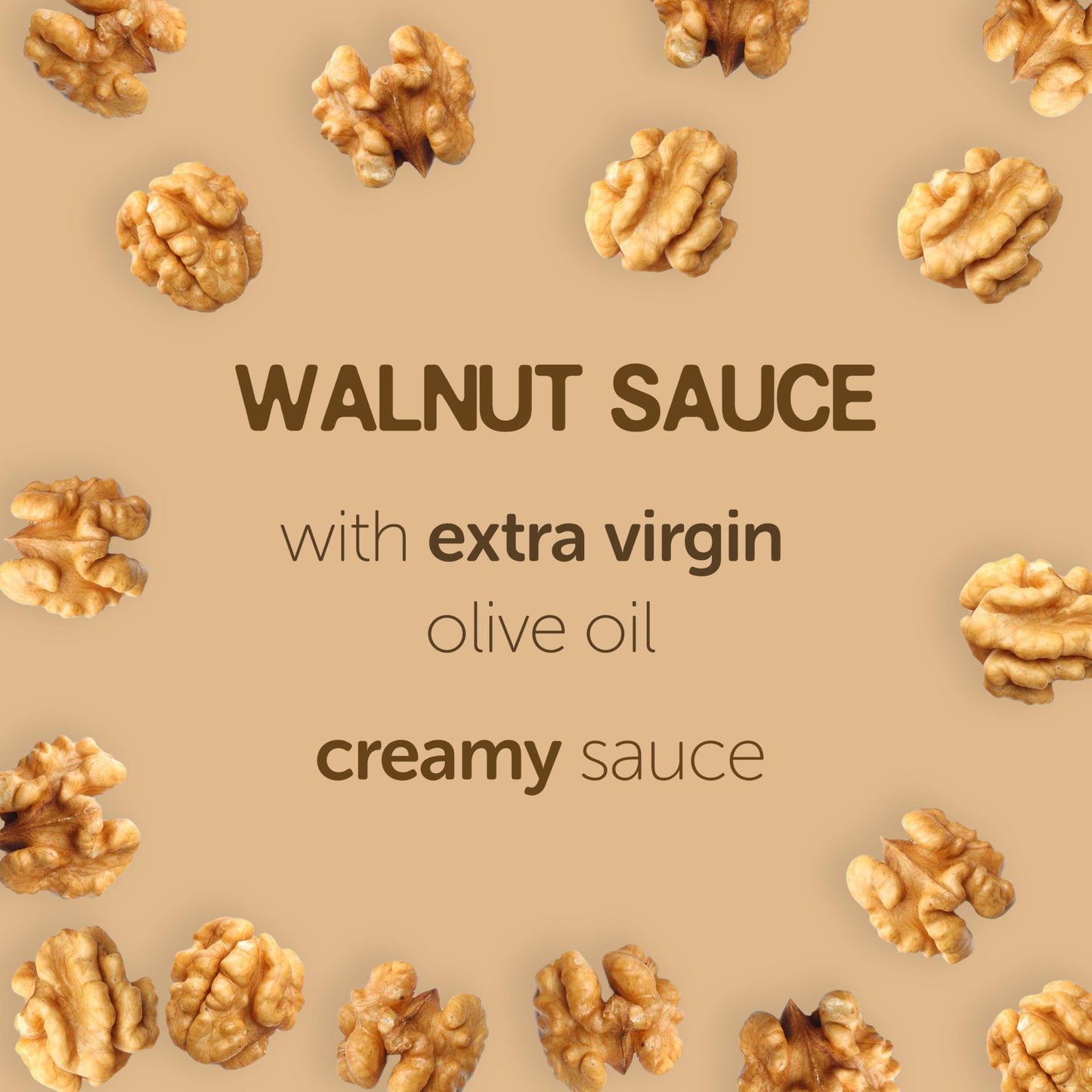 GUSTA Authentic Italian Walnut Sauce - Traditional Ligurian Recipe - All-Natural Gourmet - 180g Jar