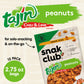 Snak Club Tajin Peanuts, Roasted Chili Lime Nuts, Gluten-Free, 2.75 oz (Pack of 12), Green Label