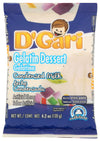 DGari Gelatin, Pack of 5 Assorted Flavors, 4.2oz each: 1-Condensed Milk, 1-Crystal, 1-Coconut, 1-Pineapple, 1-Strawberry.