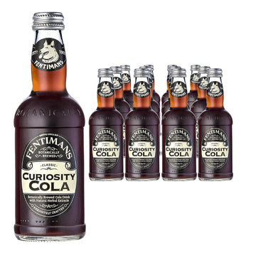Fentimans Sparkling Curiosity Cola - Healthy Soda, All Natural Soda, Craft Soda With No Artificial Flavors, Preservatives, Or Sweeteners, Botanically Brewed - Curiosity Cola, 275 Ml (Pack Of 12)