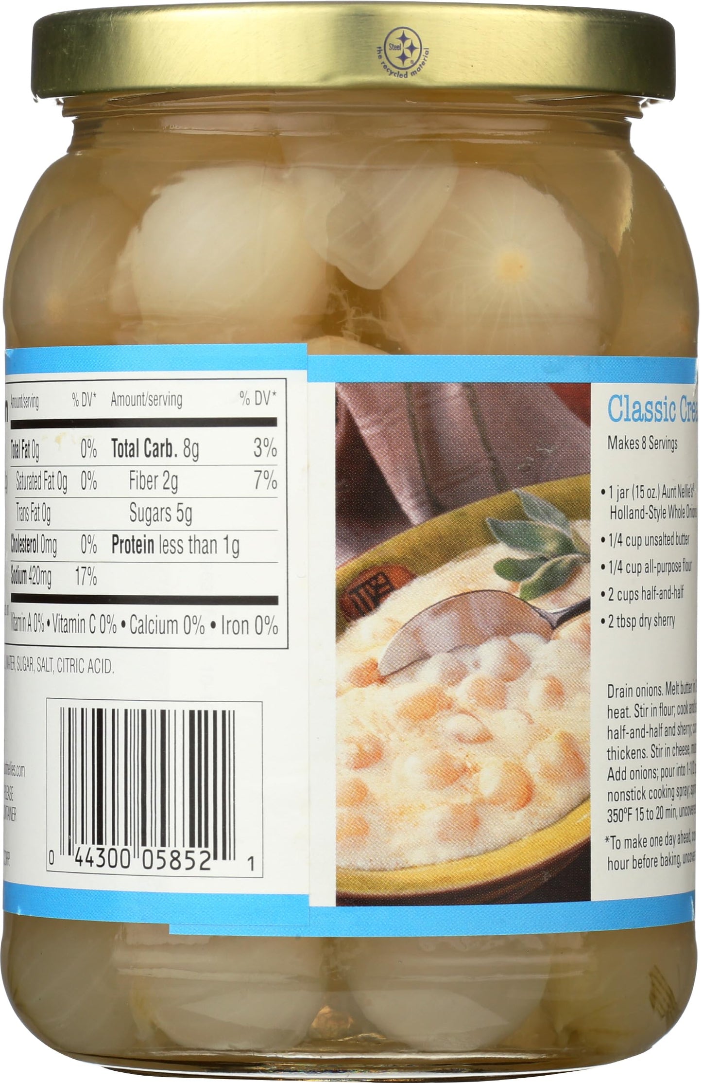 Aunt Nellies Whole Holland-Style Onions 15 Oz