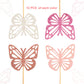 Ercadio 48 Pack Assembled Butterfly Cupcake Toppers Colorful Glitter Butterfly Cupcake Picks Baby Shower Kids Birthday Party Cak