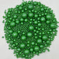 Sentovac Green Pearls Sprinkles Mix | Edible Cake Cupcake Sprinkles 1 Bottle 4.23Oz/ 120G | For Wedding Party Baking Cupcake Cookie Ice Cream Decoration Supplies