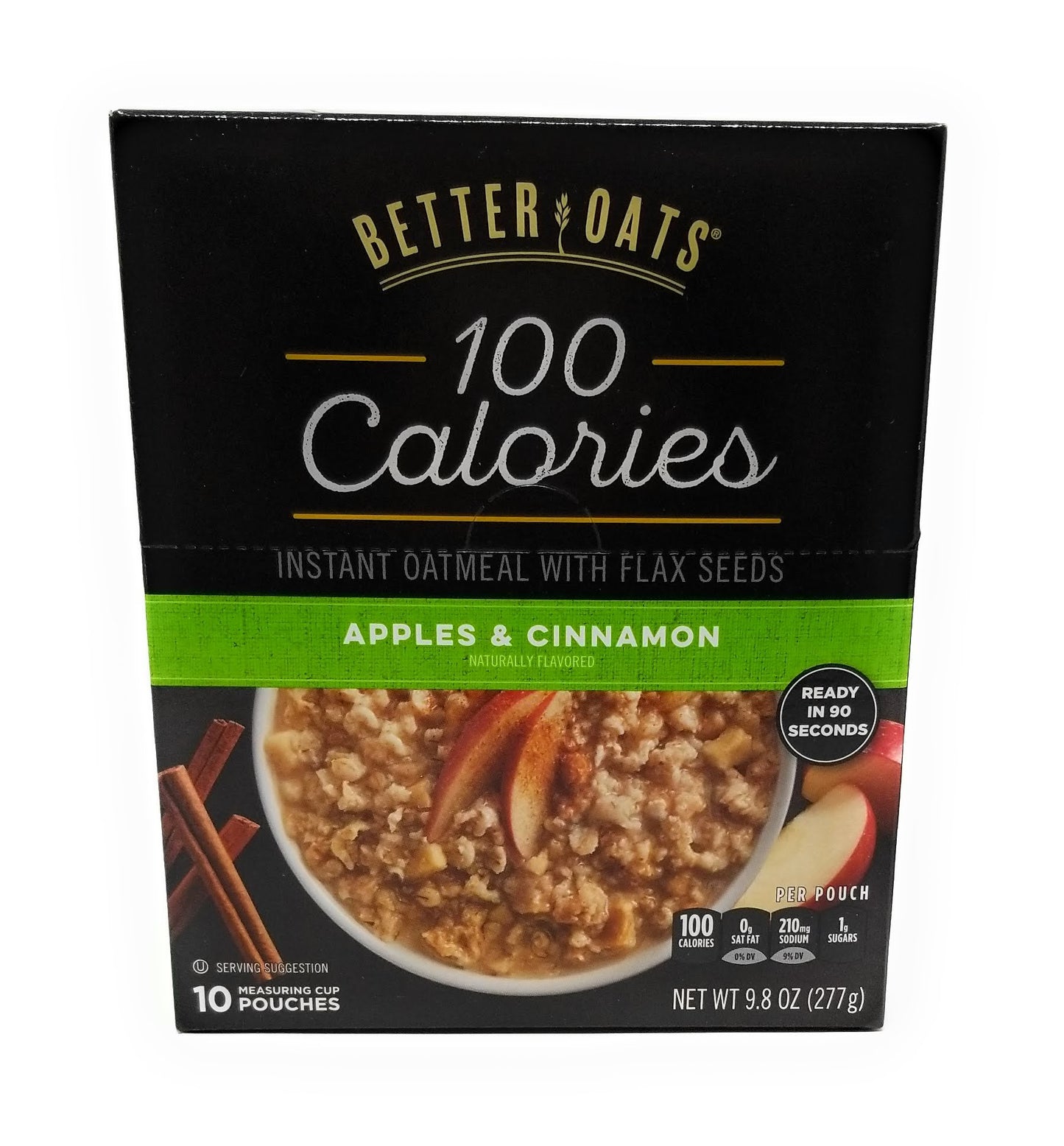 Better Oats Bundle: (1) Apples & Cinnamon 9.8oz, (1) Maple and Brown Sugar 9.8oz (2 Boxes Total)