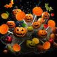 EORA Halloween Lollipop Suckers Candy, 42 Count, Pumpkin Shaped, Individually Wrapped, Orange, Model QWLH-HLPO-8G42