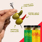 Filthy Food Bloody Mary Cocktail Kit - 9 Piece Set with Pickle & Pepper Stuffed Olives, All-Natural Mix Pouches & Stainless Steel Picks
