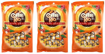 Adams  Brooks Coffee Rio Coffee Candy Pack Of 3 - Coffee Caramels 55 Ounces - Made With Real Coffee And Cream, Kosher Candy (Caf