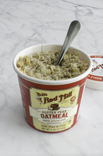 Bob's Red Mill GF Oatmeal Cup, Apple & Cinnamon, 2.36 Ounce Cup (Pack of 8), Gluten Free, Non-GMO, Whole Grain, Kosher