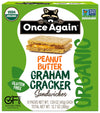 Once Again Peanut Butter Graham Cracker Sandwiches - Organic & Gluten Free, Non-Gmo - Gluten Free Certified, Vegan, Kosher - Box