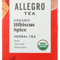 Allegro Tea, Organic Hibiscus Spice Tea Bags, 20 Ct
