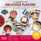 K-Munchies Cocoa Classics Hot Chocolate Mix - Assorted Pack of 28 (1.25 oz) - 7 Rich Flavors - Perfect Gift Set