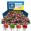 Jolly Ranchr Lollipops 2 Pounds Approx 50 Lollipops, Assorted Flavors Cherry, Apple, Watermelon & Pink Lemonade, Hard Candy Indi