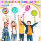 Poen 8 Pcs Large Inflatable Lollipop 29.53 Inch Candy Birthday Party Decorations Inflatable Giant Lollipop Prop Candy Shape Ball