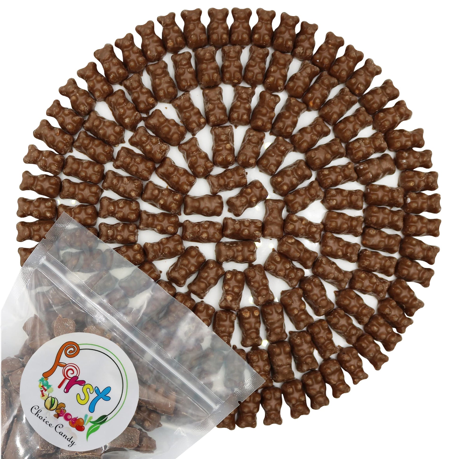 FirstChoiceCandy Gummy Bears (Chocolate covered Gummy Bears, 2.5 Pound (Pack of 1))