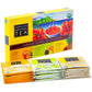 Hawaiian Natural Tea Organic Tropical Fruit Tea Sampler - Green Tea Blends With Black Tea & White Tea - Gift Box Set For Tea Lov