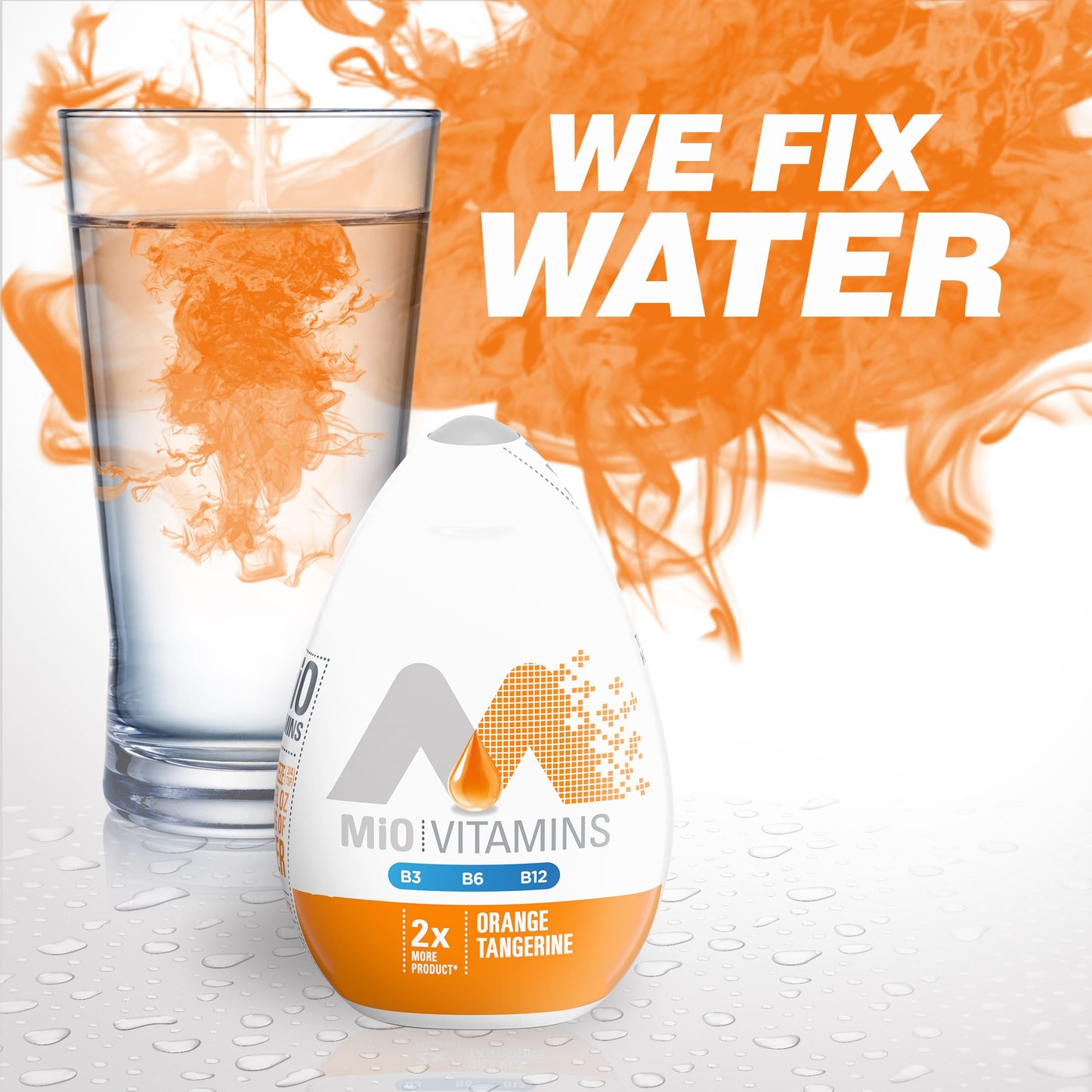 mio Orange Tangerine Flavored with Other Natural Flavor Liquid Water Enhancer, 3.24 fl oz Bottle