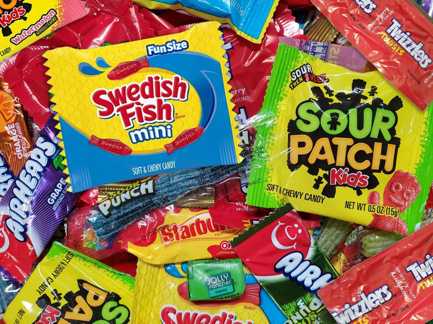 The LakeHouse Assorted Candy Variety Pack - 2 Pounds - Individually Wrapped Fruity, Sour, Gummy, and Chewy