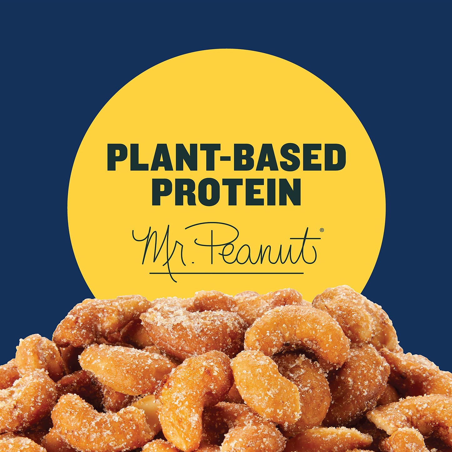 PLANTERS Deluxe Honey Roasted Whole Cashews, Sweet & Salty Snacks, 8.25oz (3 Canisters)